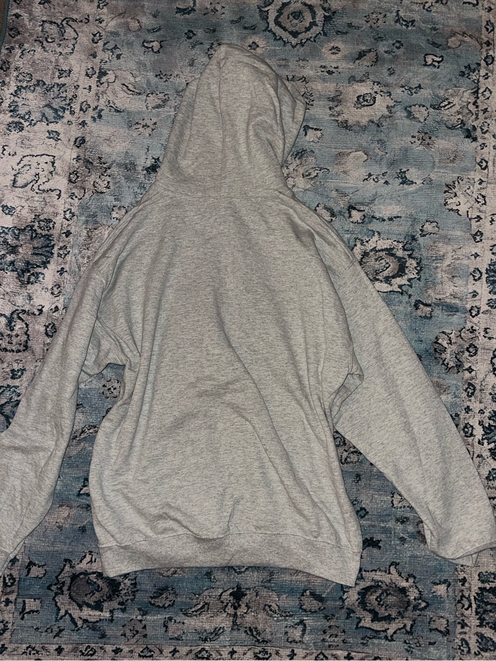 NWOT Cactus Alley Hat Co. Bucking Horse Hoodie Light Grey Size Large Gildan - Picture 4 of 4